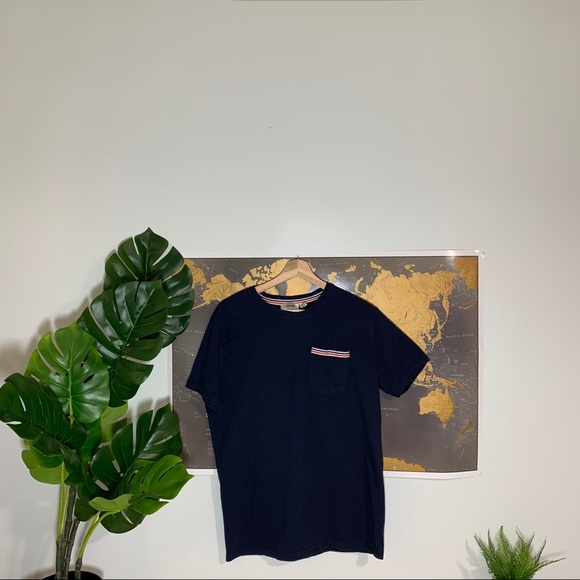 Vintage look two stripe pocket - Picture 1 of 1